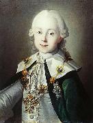 Portrait of Paul of Russia dressed as Chevalier of the Order of St. Andrew unknow artist
